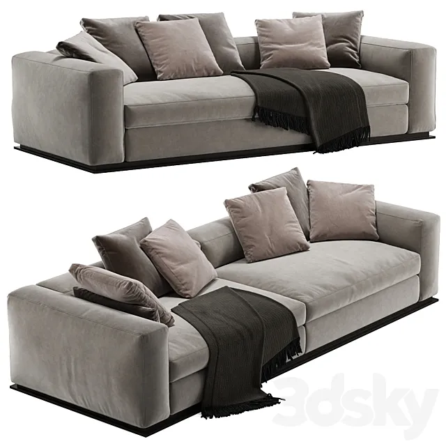 Minotti leonard sofa 3DModel