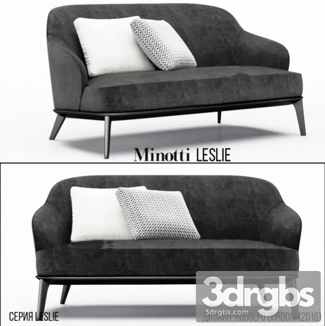 Minotti Leslie 01 3D Model Free
