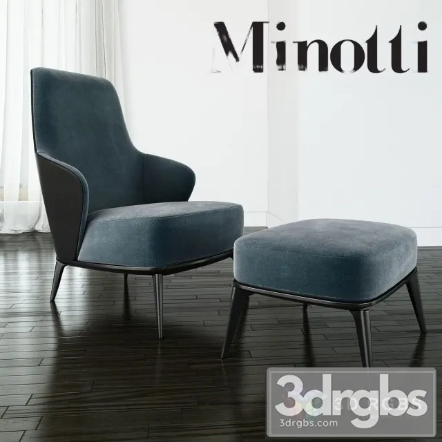 Minotti Leslie Velvet Long Backrest Free Download