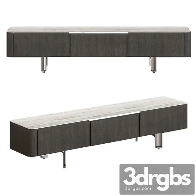 Minotti lou sideboard 2 3D Model Free
