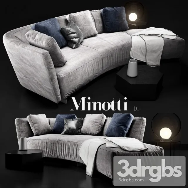 Minotti Lounge Seymour 3D Model Free