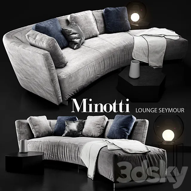 Minotti LOUNGE SEYMOUR 3DModel
