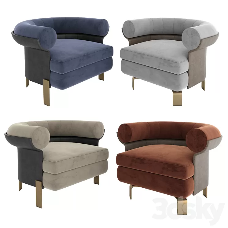 Minotti mattia armchairs