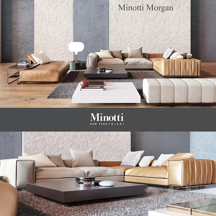 Minotti Miami 3D Model