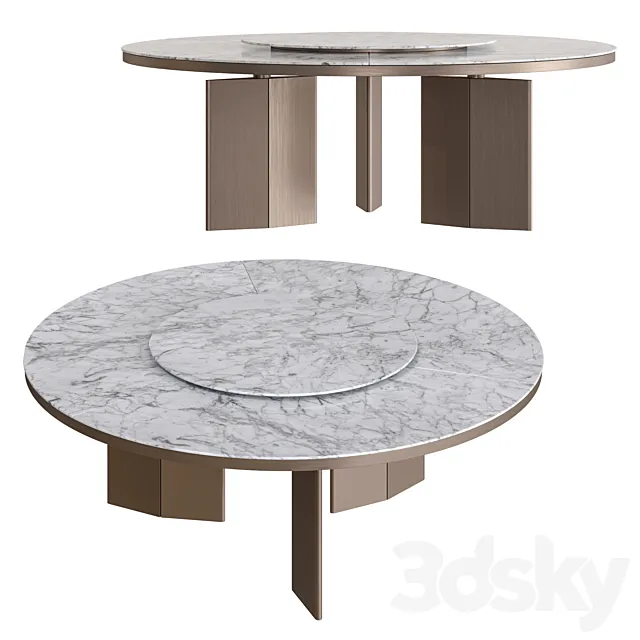 Minotti Morgan Round Table 3DModel