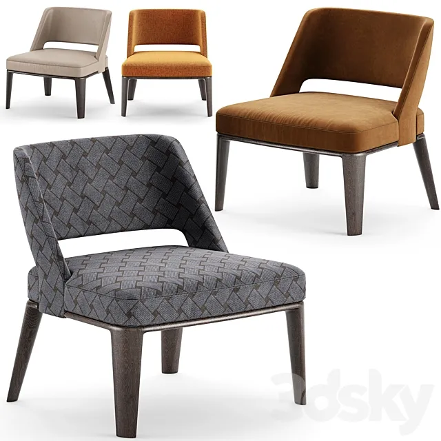 Minotti Owens Armchair 3DModel
