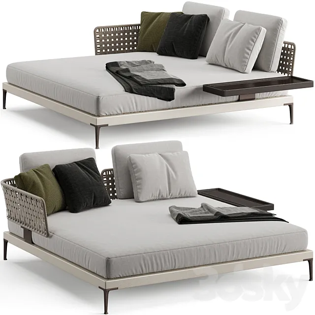 Minotti Patio Day Bed 3DModel