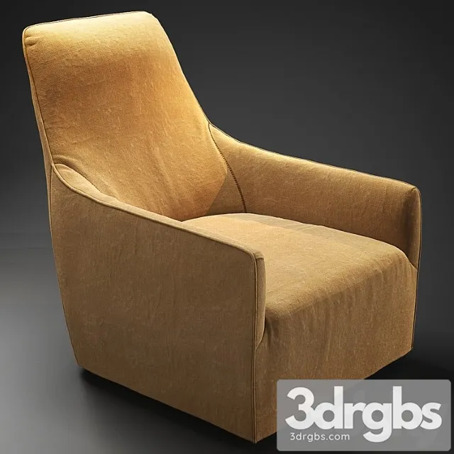 Minotti Portofino Bergere 3D Model Free
