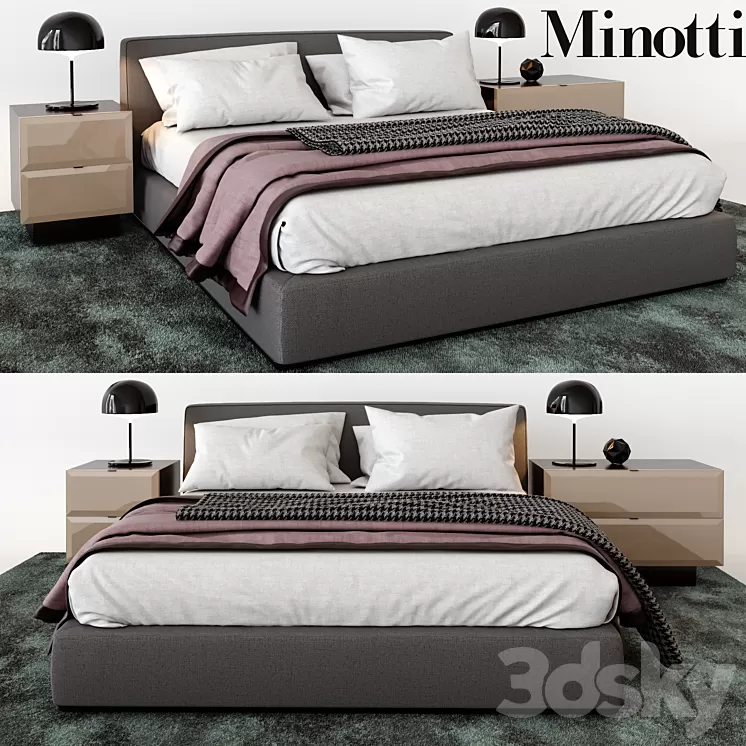 minotti powel 3D Model