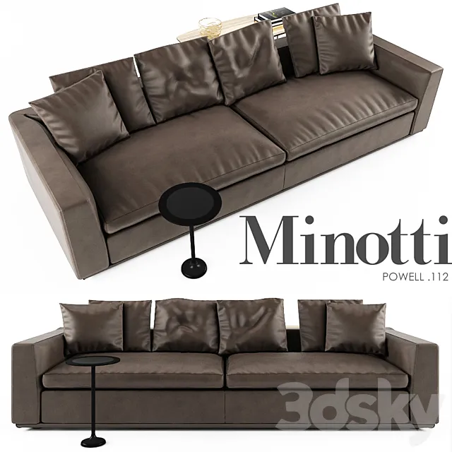 Minotti Powell.112 3DModel