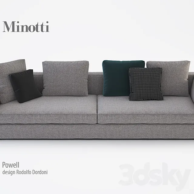 minotti powell 3D Model