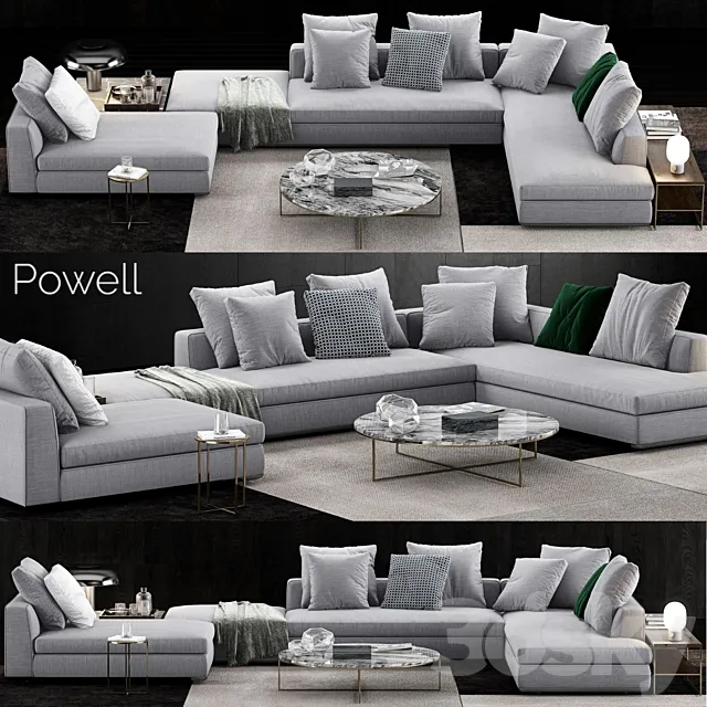 Minotti Powell Sofa Free Download