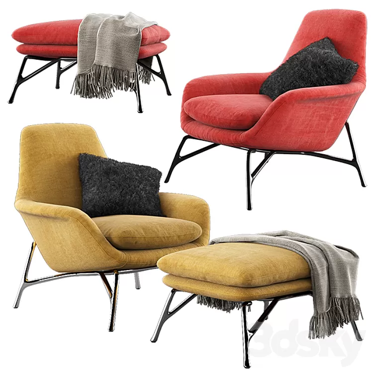 Minotti prince 3D Model