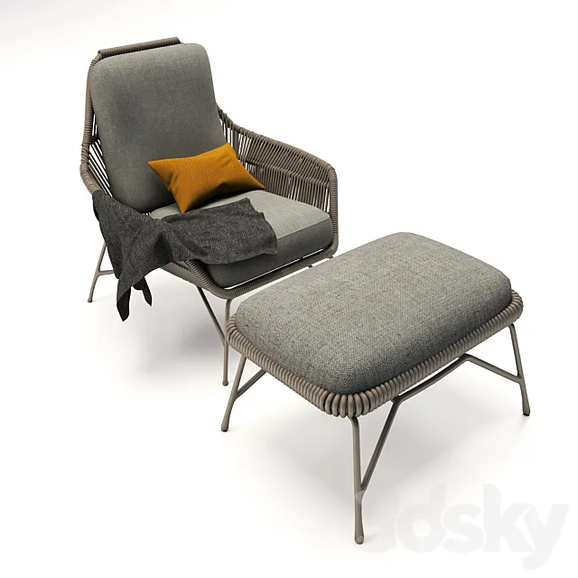 Minotti prince cord 3DModel