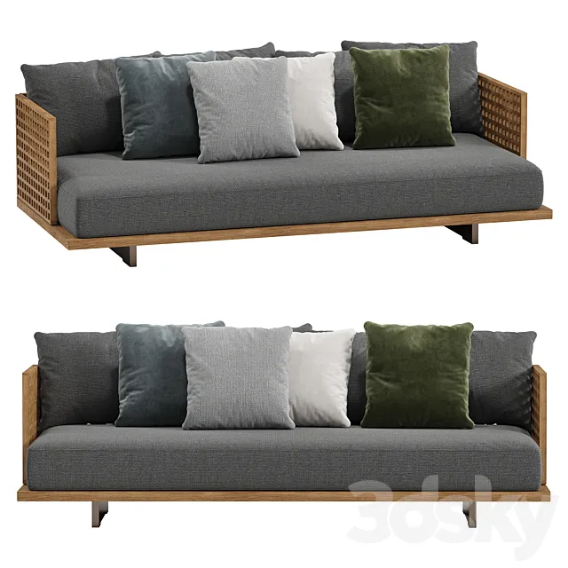 Minotti quadrado 3D Model