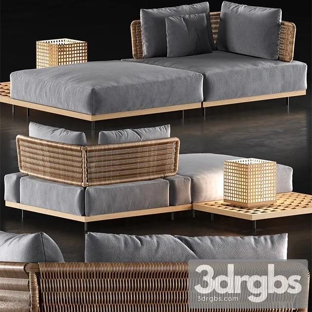 Minotti Quadrado 3D Model Download
