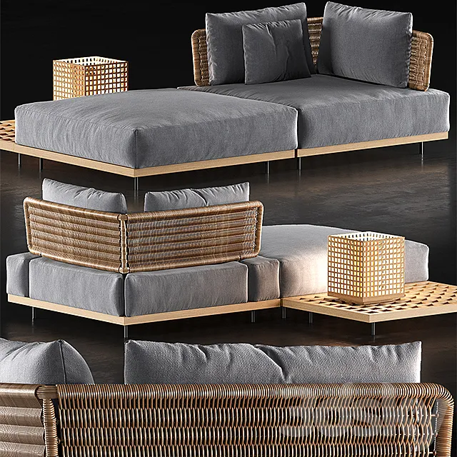 Minotti quadrado 3DModel