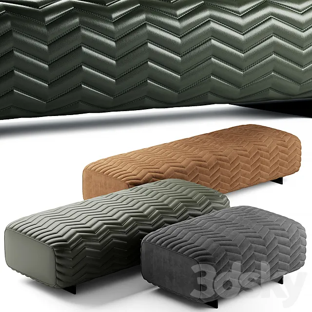 minotti quincy pouf Free Download