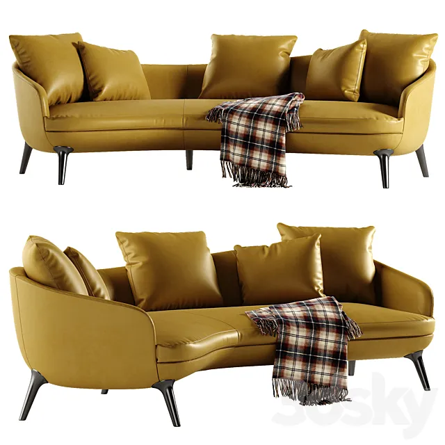 Minotti Raphael sofa 3D Model