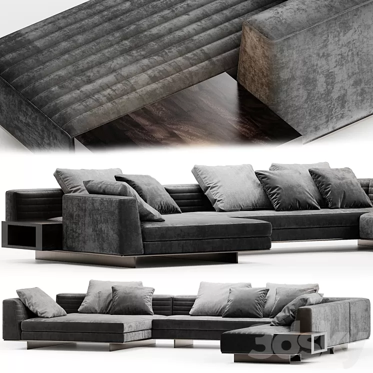 Minotti roger 3D Model Free