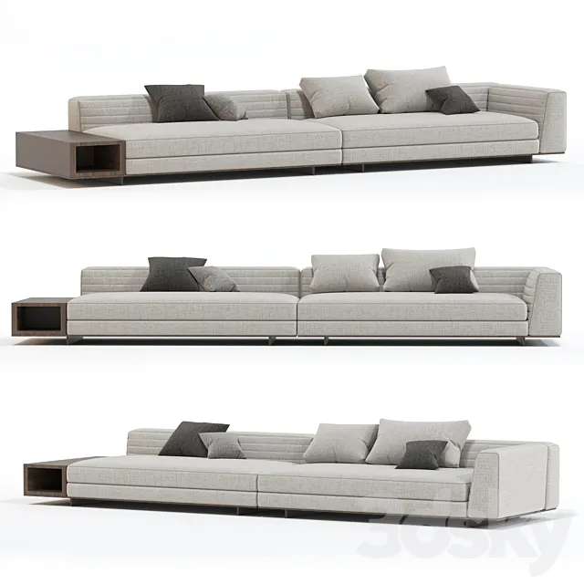 Minotti roger sofa 3DModel