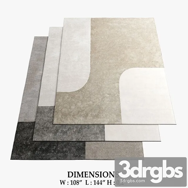 Minotti rugs 545 3D Model Free