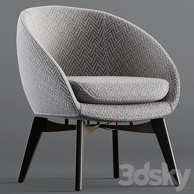 Minotti Russell Lounge 3D Model