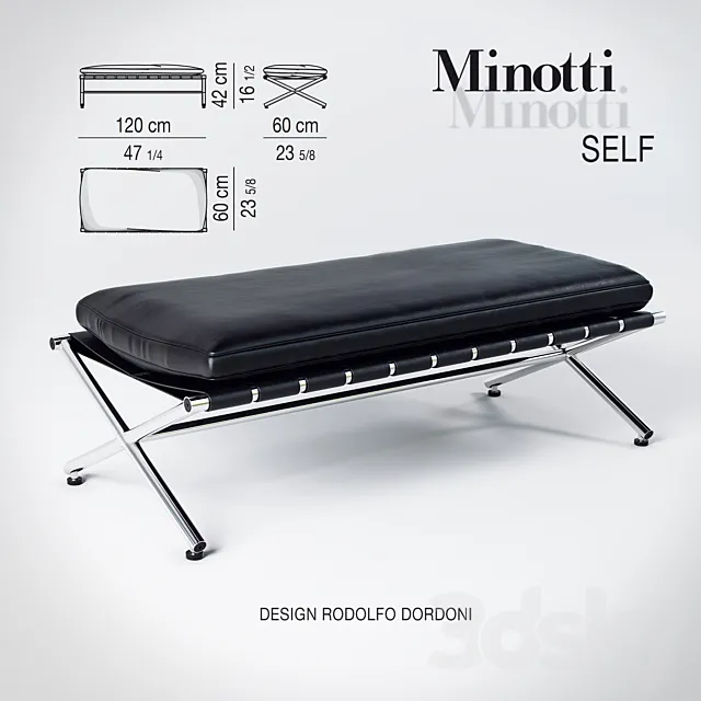 Minotti Self 3D Model