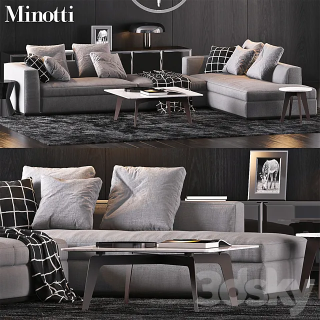 Minotti Set 10 3DModel