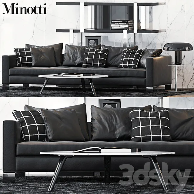 Minotti Set 12 3DModel