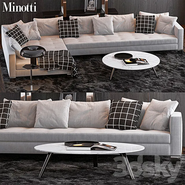 Minotti Set 13 3DModel