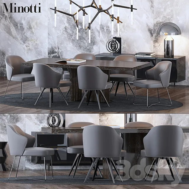 Minotti Set 2 3DModel