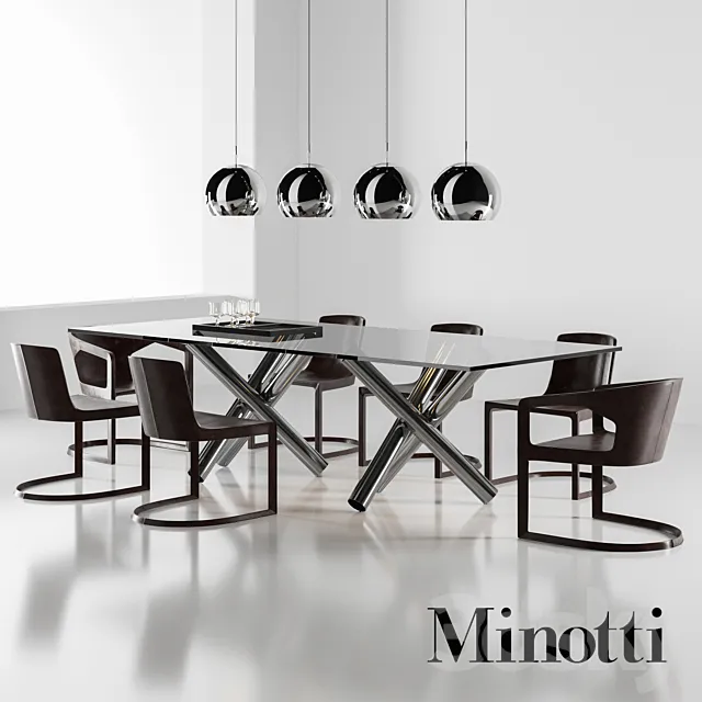 Minotti set 3DModel