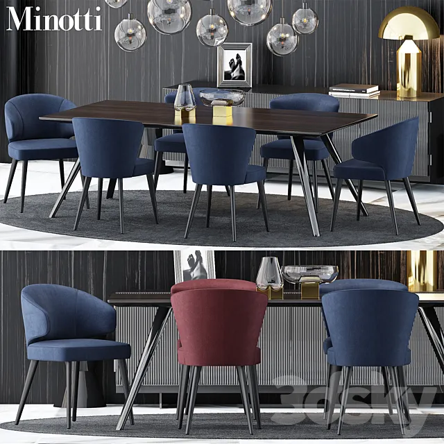 Minotti Set 3DModel