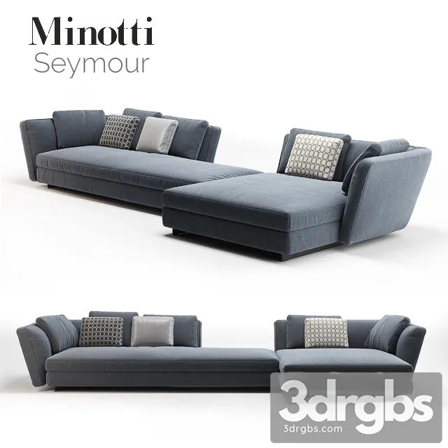 Minotti Seymour Sofa 3D Model Free