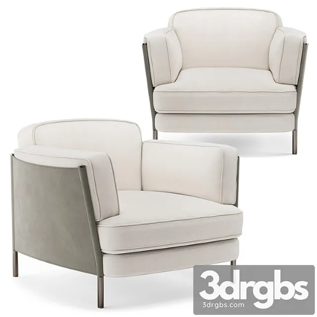 Minotti Shelley Armchair 1 3D Model Free