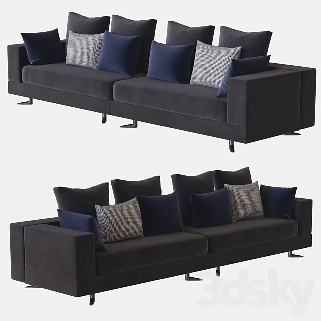 minotti  sofa 3DModel