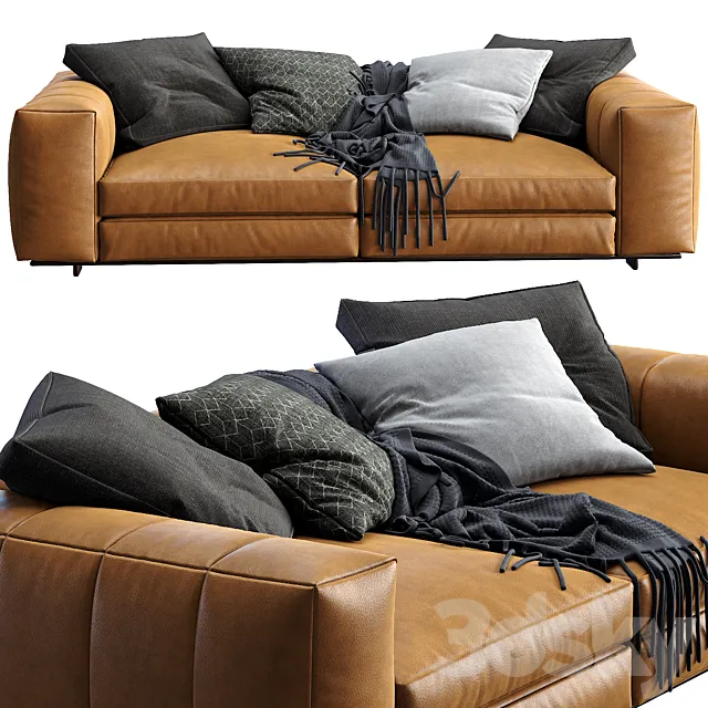 Minotti sofa freeman 3D Model