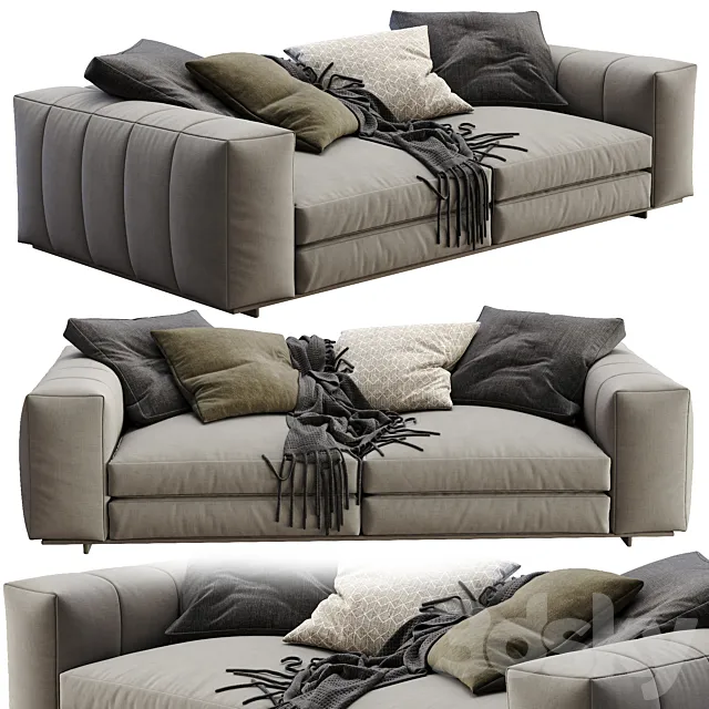 Minotti sofa freeman 3DModel