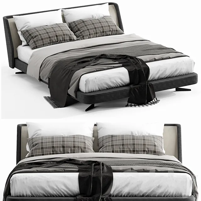 Minotti spencer bed 3DModel