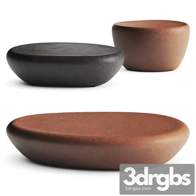 Minotti Stony Coffee Tables 3D Model Free