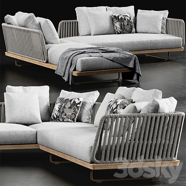 Minotti sunray 3D Model