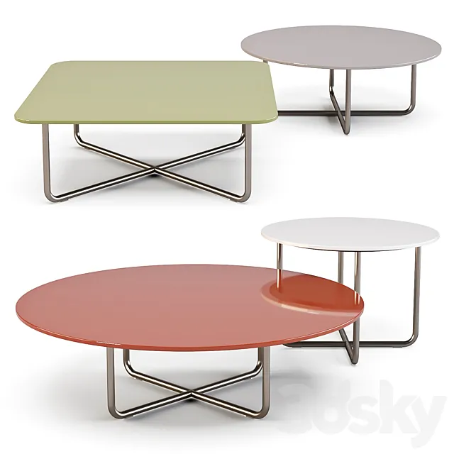 Minotti: Sunray Meg - Coffee Tables 3DModel