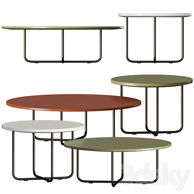 Minotti SUNRAY MEG Table 3DModel