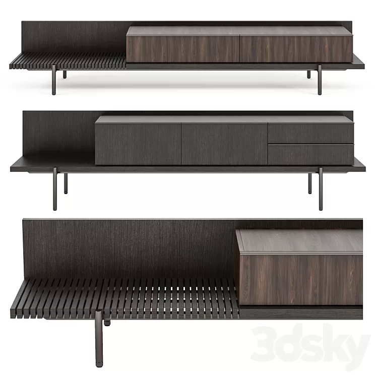 Minotti Superquadra 3D Model Free