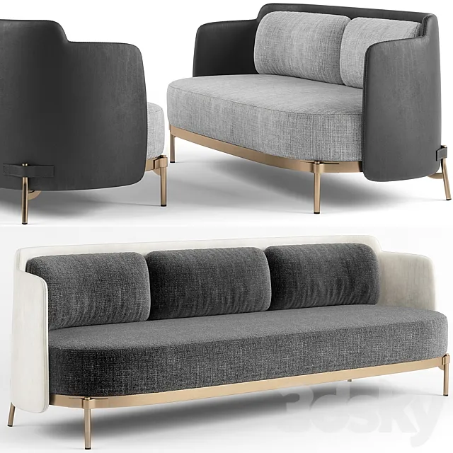 Minotti Tape sofa 3DModel