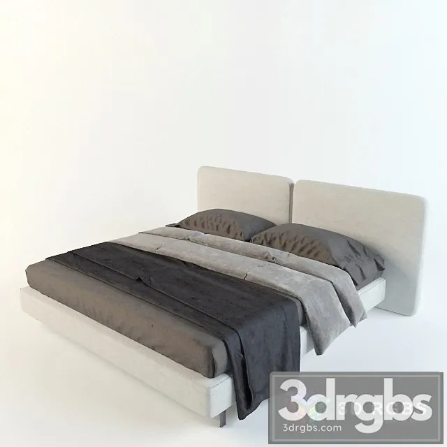 Minotti Tatlin Bed 3D Model Free