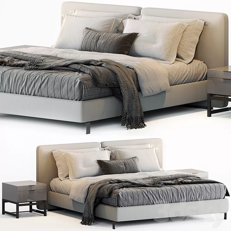 Minotti tatlin bed