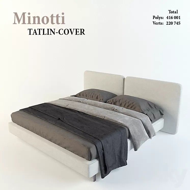 Minotti TATLIN-COVER. 3D Model