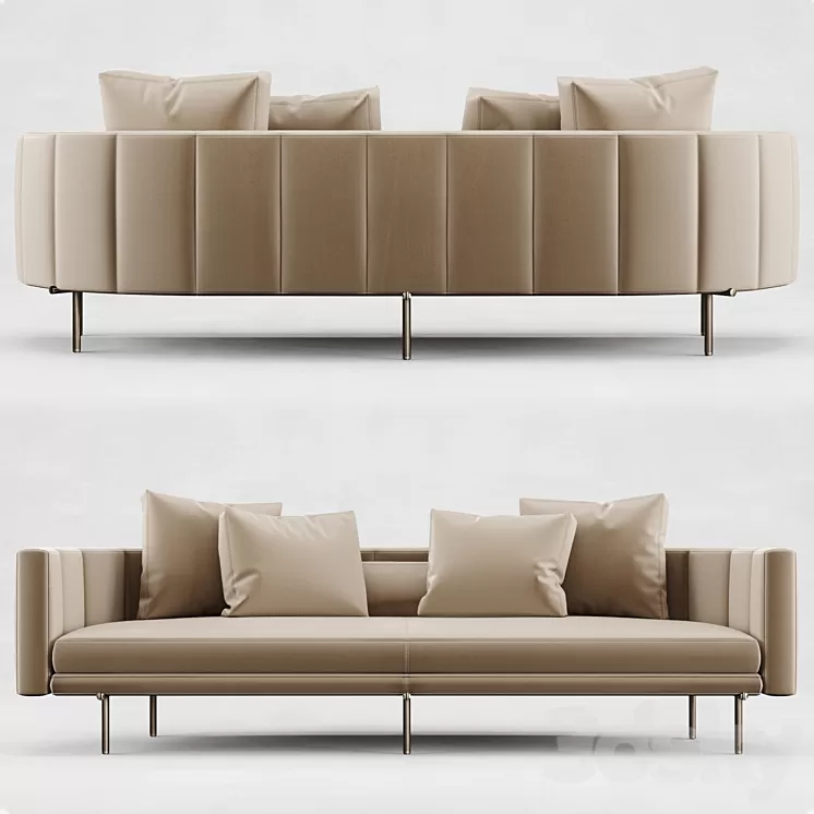 Minotti tori sofa 3D Model